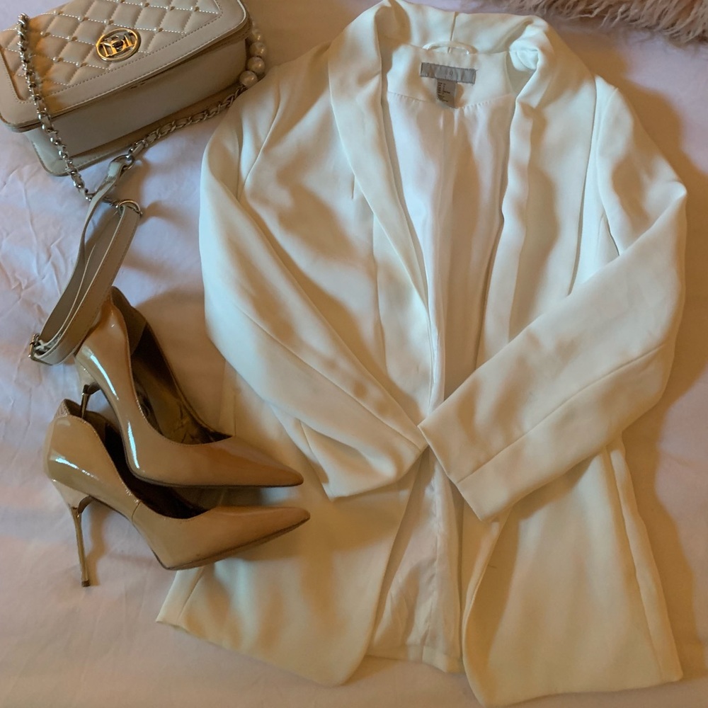 White H&M Blazer